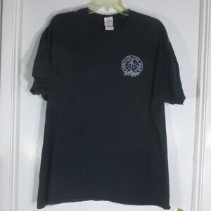 90s Tour Shirt Black Ted Nugent Graphic Cotton Short Sleeve Tee Unisex Size XL